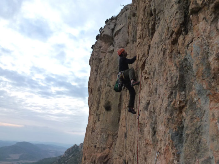 Inici del darrer llarg (Foto: Roger F.)